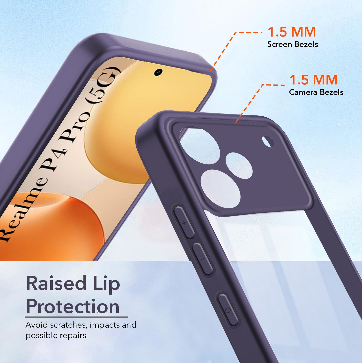 For Realme P4 Pro Back Cover Case Ultra-Hybrid (Lifetime Anti Yellow | Anti Scratch | Crystal Clear Shockproof)