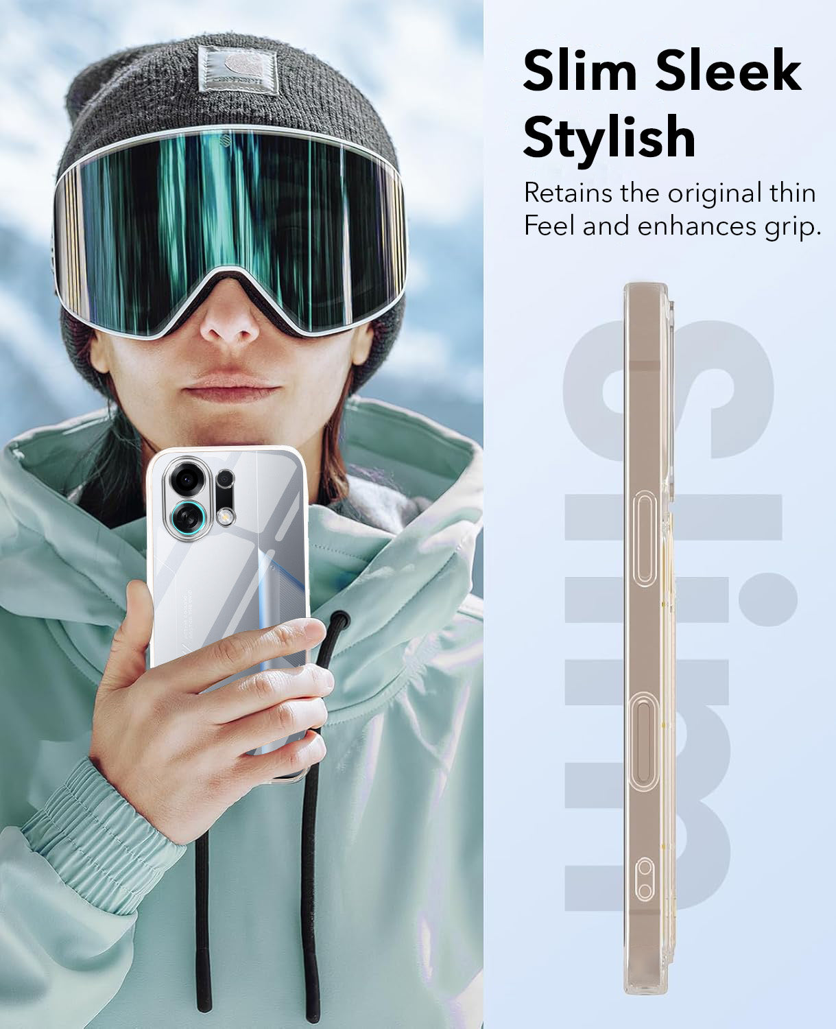 For Oppo K13 Turbo | Oppo K13 Turbo Pro Lifetime Anti-Yellow Clear Back Cover Case (Sleek Hard Crystal | Shockproof and Camera Protection)