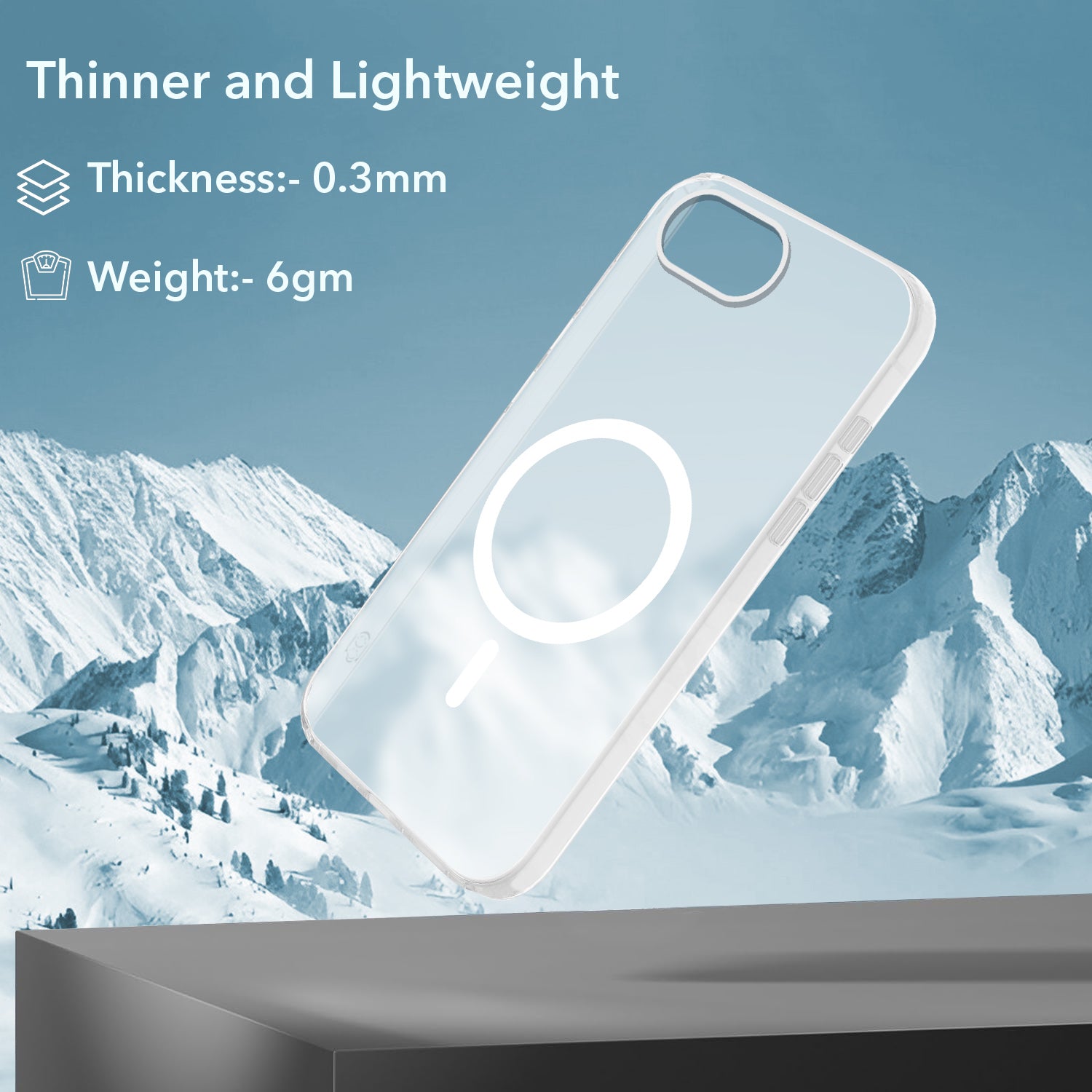 For iPhone 16e | iPhone 17e Back Cover Case (Frosted Matte Feel | MagSafe Compatible Wireless Charging | Polycarbonate Material)