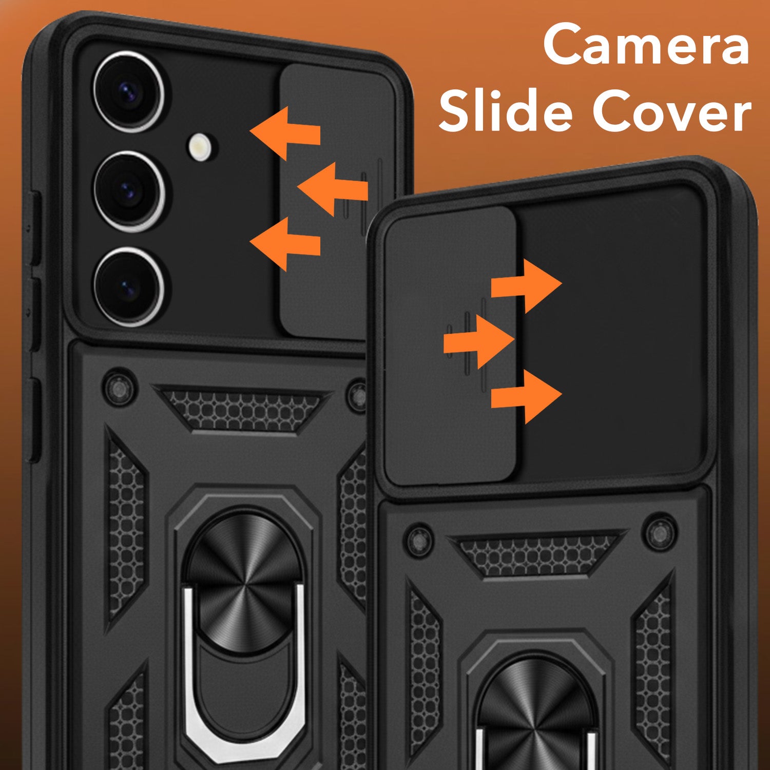 For Samsung Galaxy S25 Plus Back Cover Case (Hybrid Dual Armor Polycarbonate)