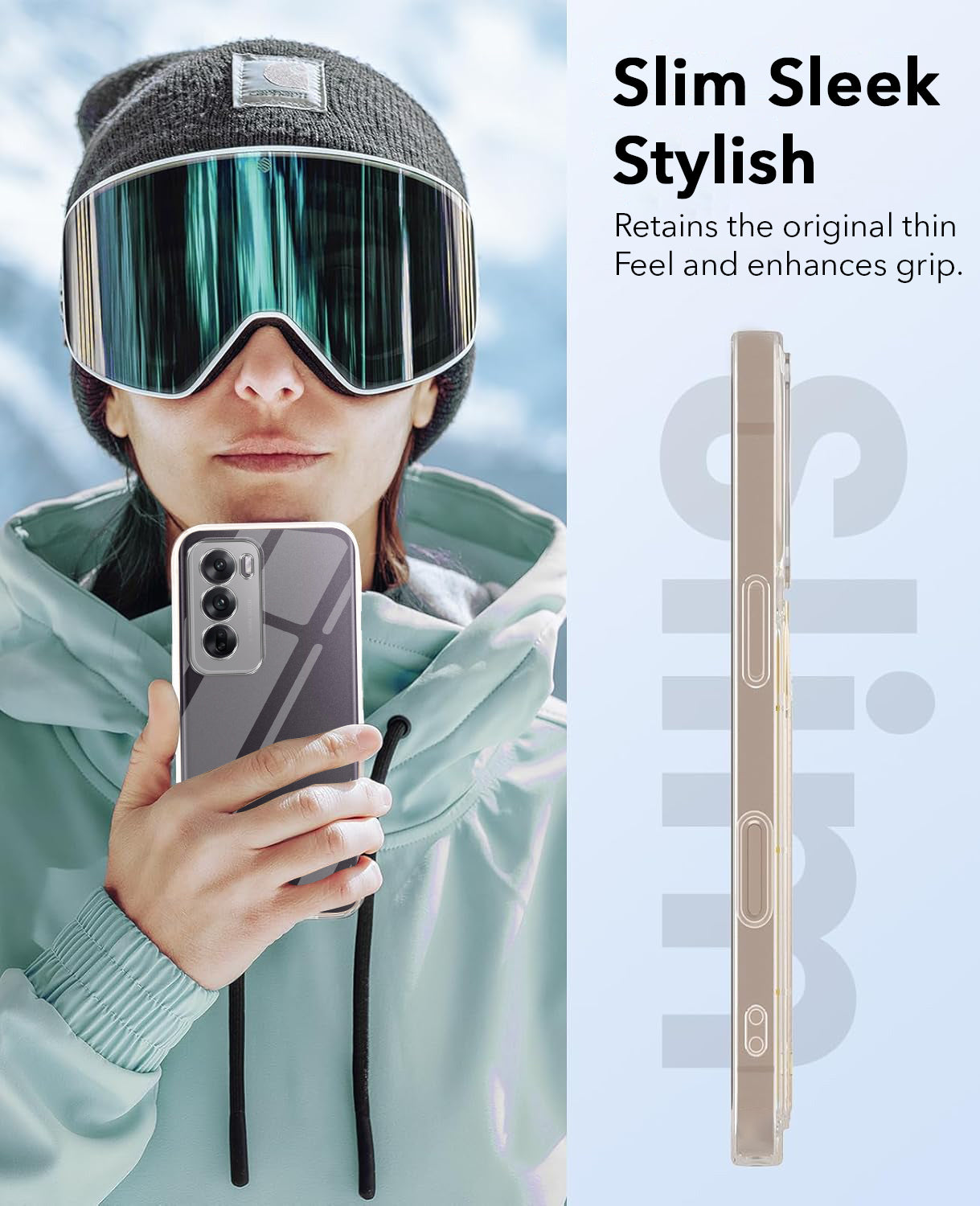 For Oppo Reno12 5G | Oppo Reno 12 5G Back Cover (Hard Anti Yellow Clear Case | Drop & Camera Protection | Shockproof Polycarbonate)