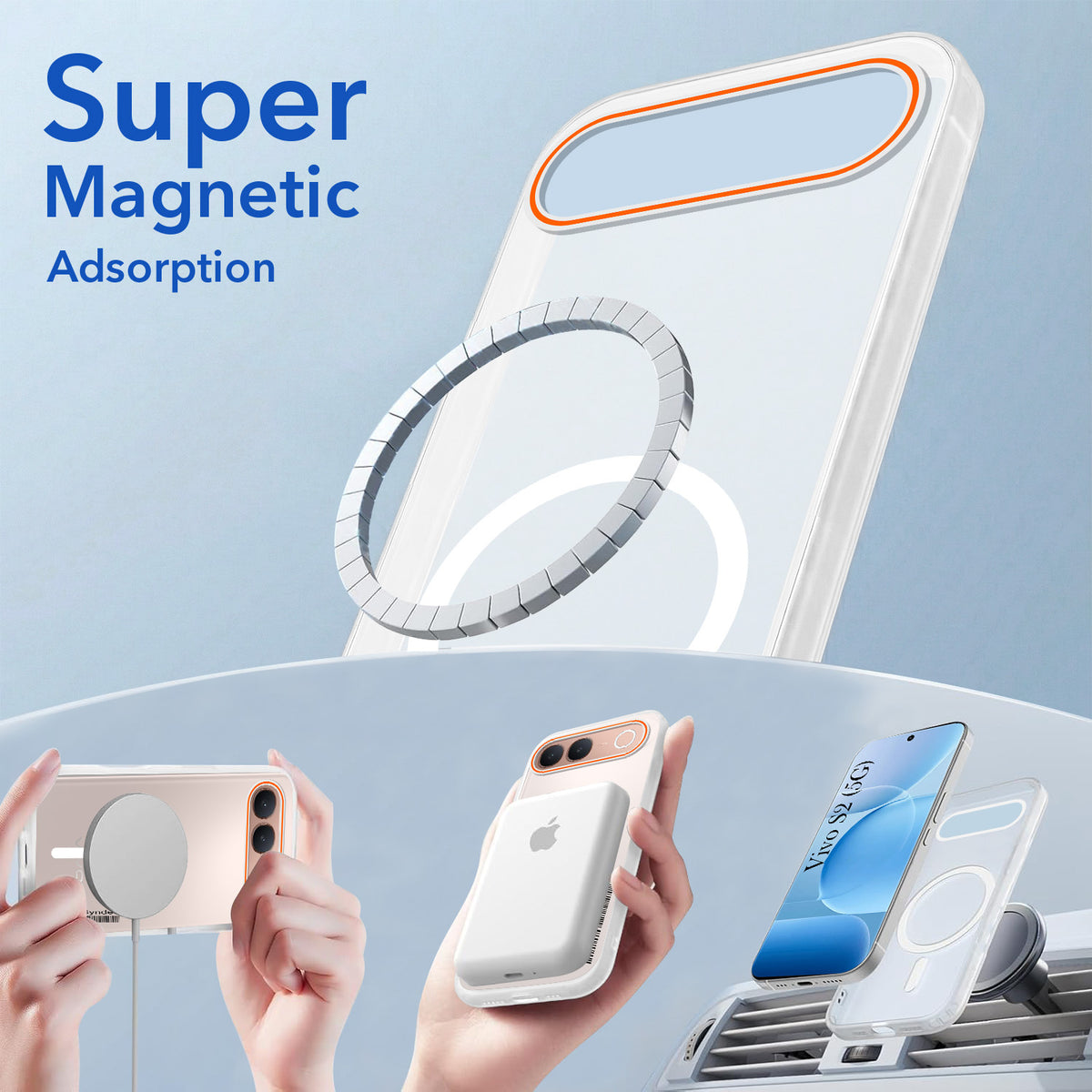 For Vivo S2 5G Back Cover Case (Soft Touch | Camera Bump Protection | MagSafe Compatible | Matte Finish)