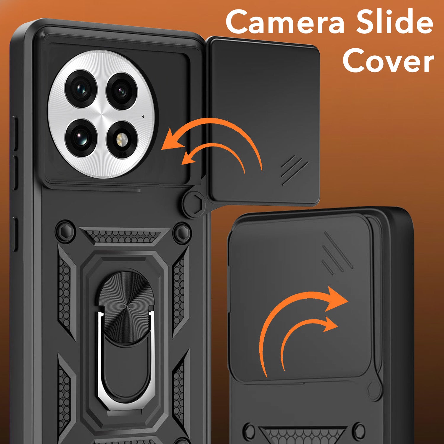 For OnePlus 13 Back Cover Case (Hybrid Dual Armor Polycarbonate)