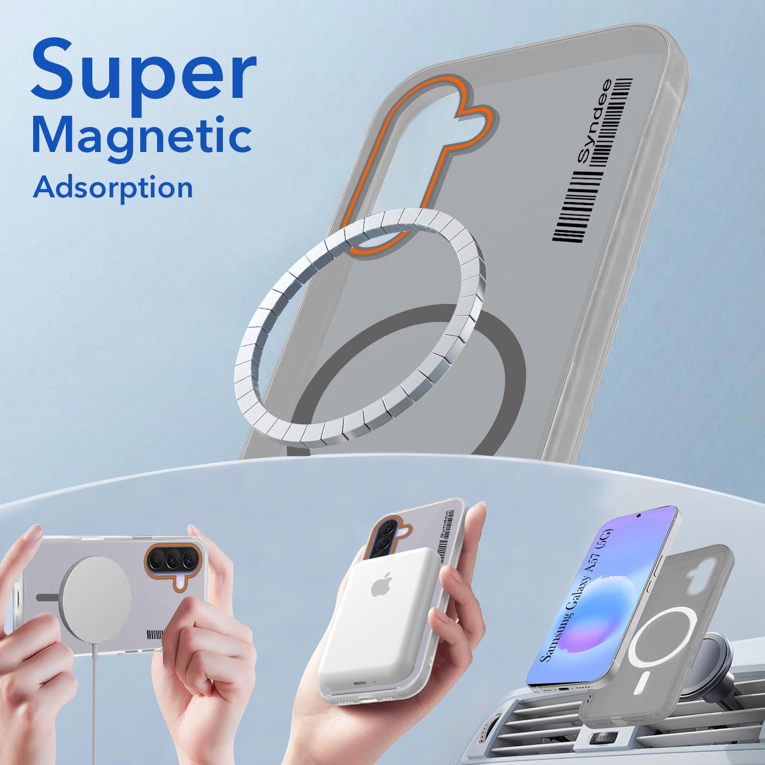 For Samsung Galaxy A57 5G Back Cover Case (Soft Touch | Camera Bump Protection | MagSafe Compatible | Matte Finish)
