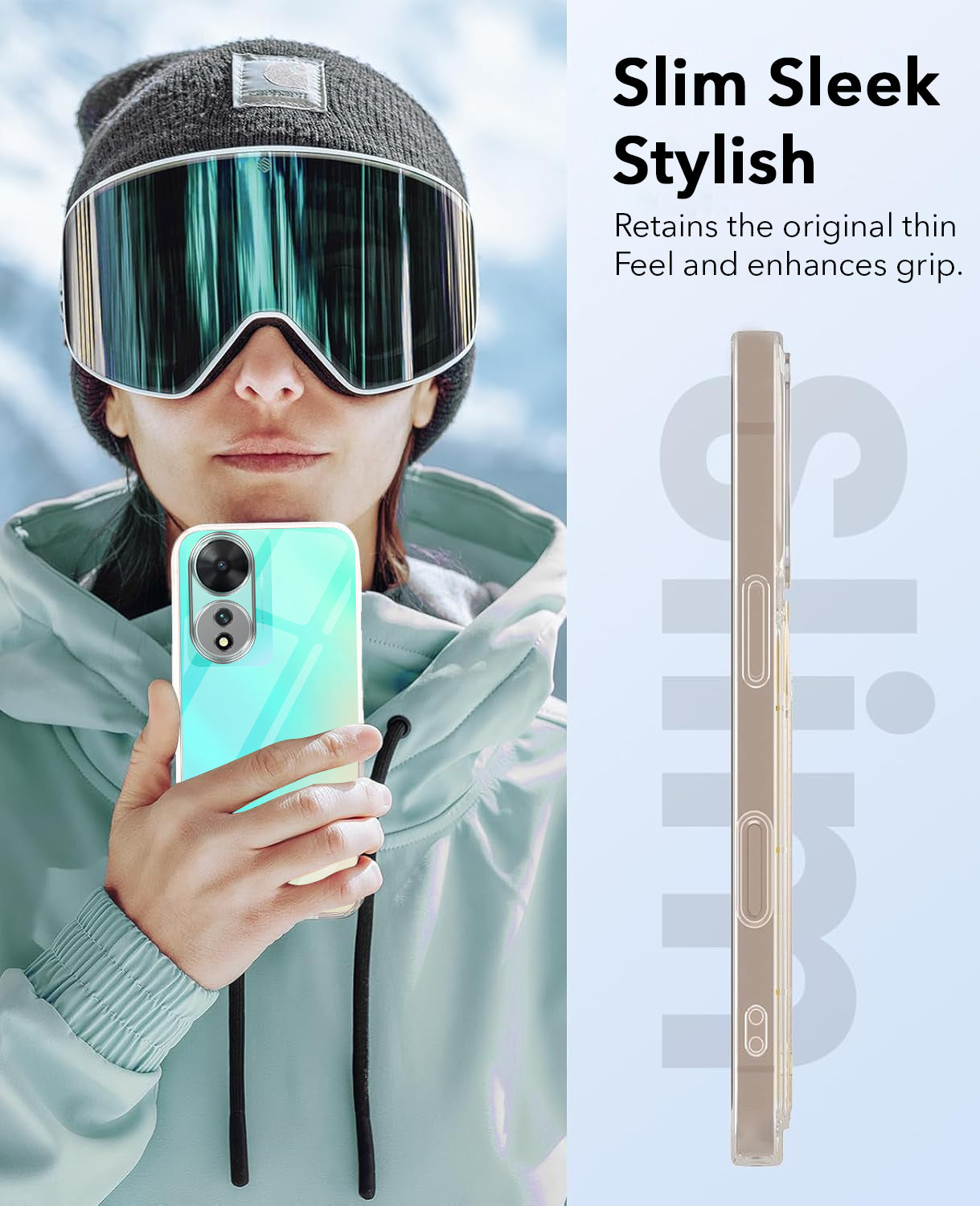 For Vivo T2 Back Cover Case (Hard Anti Yellow Clear Case | Drop & Camera Protection | Shockproof Polycarbonate)