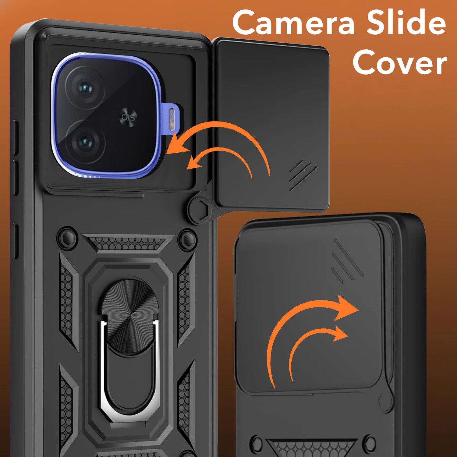 For Vivo iQOO Neo 10R Back Cover Case (Hybrid Dual Armor Polycarbonate)