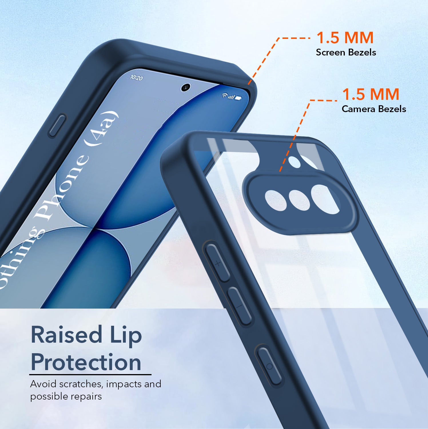 For Nothing Phone 4A 5G  Back Cover Case Ultra-Hybrid (Lifetime Anti Yellow | Anti Scratch | Crystal Clear Shockproof)