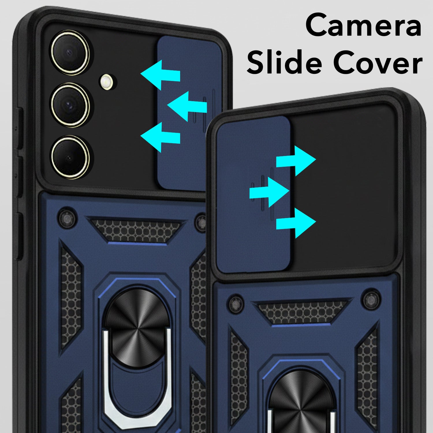 For Samsung Galaxy A35 5G Back Cover Case (Hybrid Dual Armor Polycarbonate)