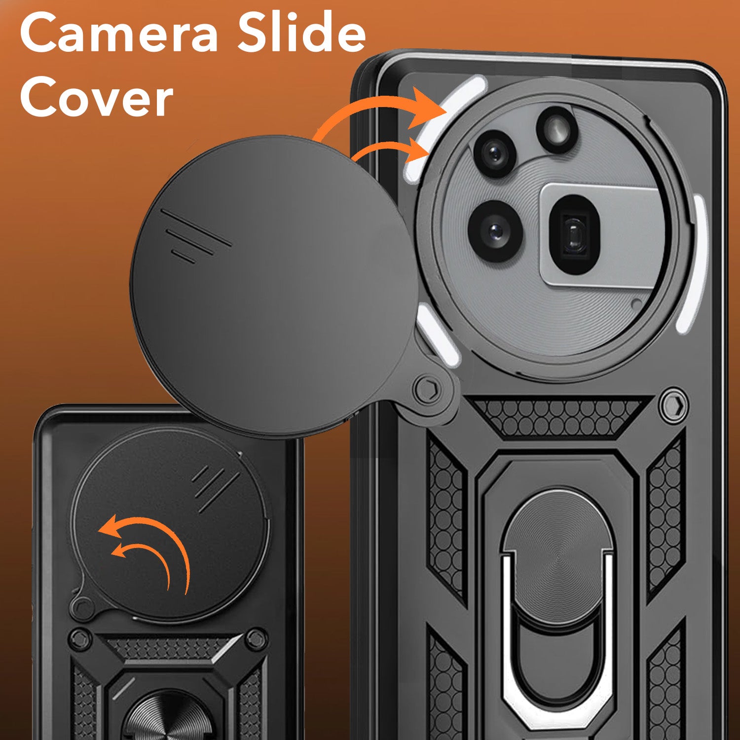 For Nothing Phone 3A Pro 5G Back Cover Case (Hybrid Dual Armor Polycarbonate)