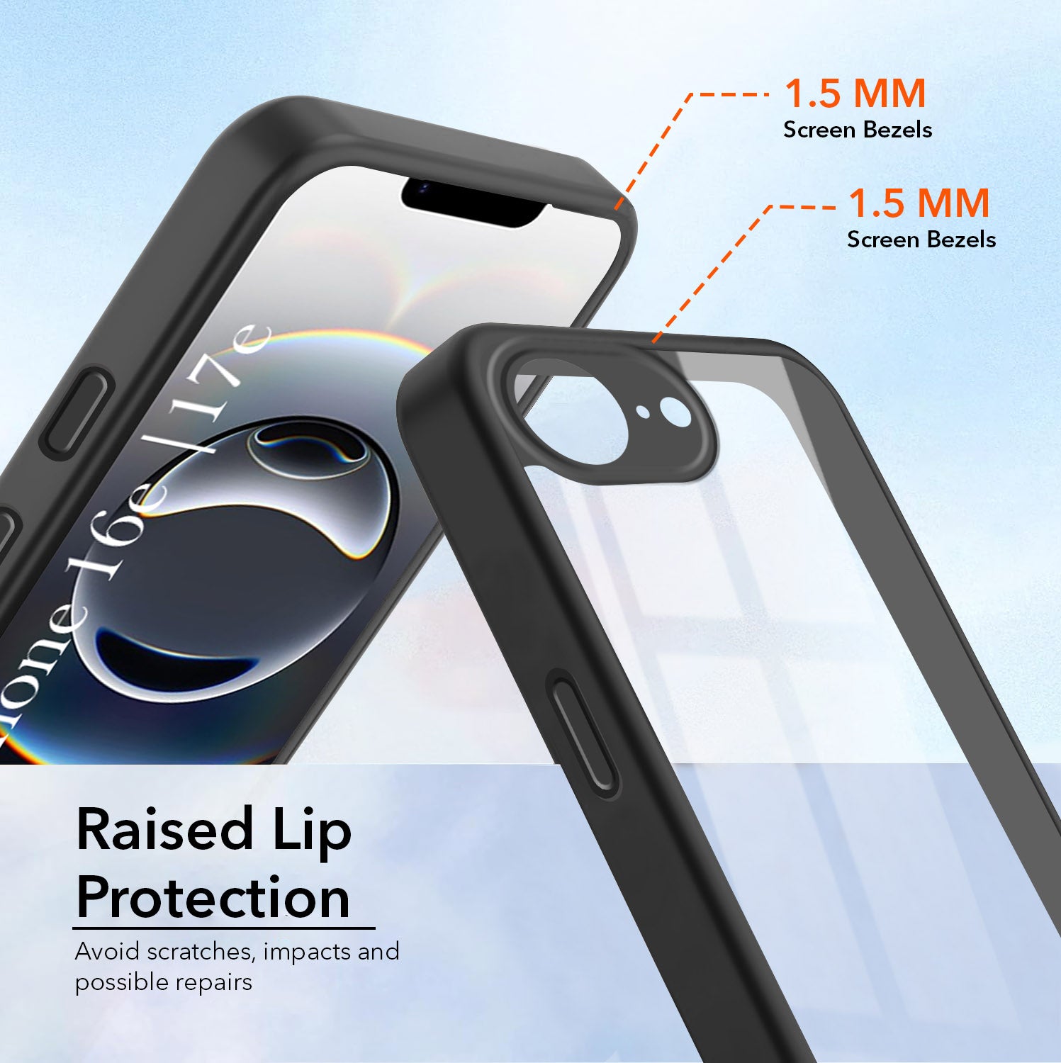 For Apple iPhone 16e | Apple iPhone 17e Back Cover Case (Lifetime Anti Yellow | Anti Scratch | Crystal Clear Shockproof) (Lifetime Anti Yellow | Anti Scratch | Crystal Clear Shockproof)