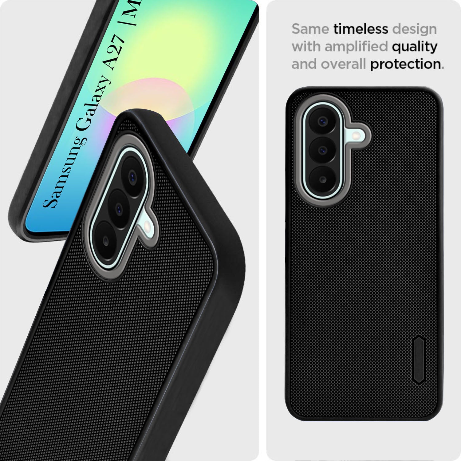 For Samsung Galaxy A27 | Samsung M47 5G Back Cover Case Rubberised (Textured Grip Design| Micro-Fiber Cloth Inside | Slim and Light Weight | Soft Touch and Feel)