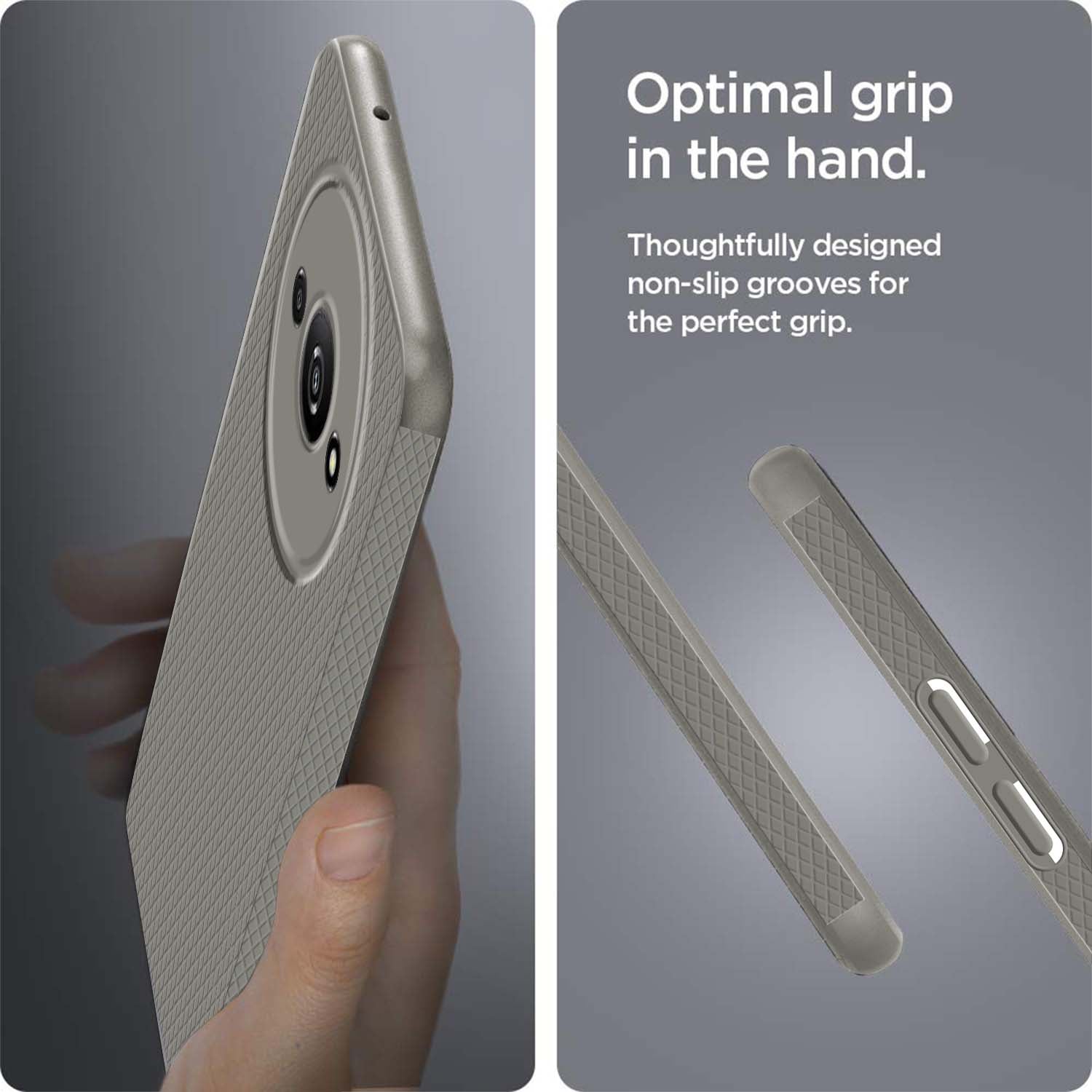 For Xiaomi Poco C61 Back Cover Case (Liquid Silicone | Side Grip | Camera Protection)