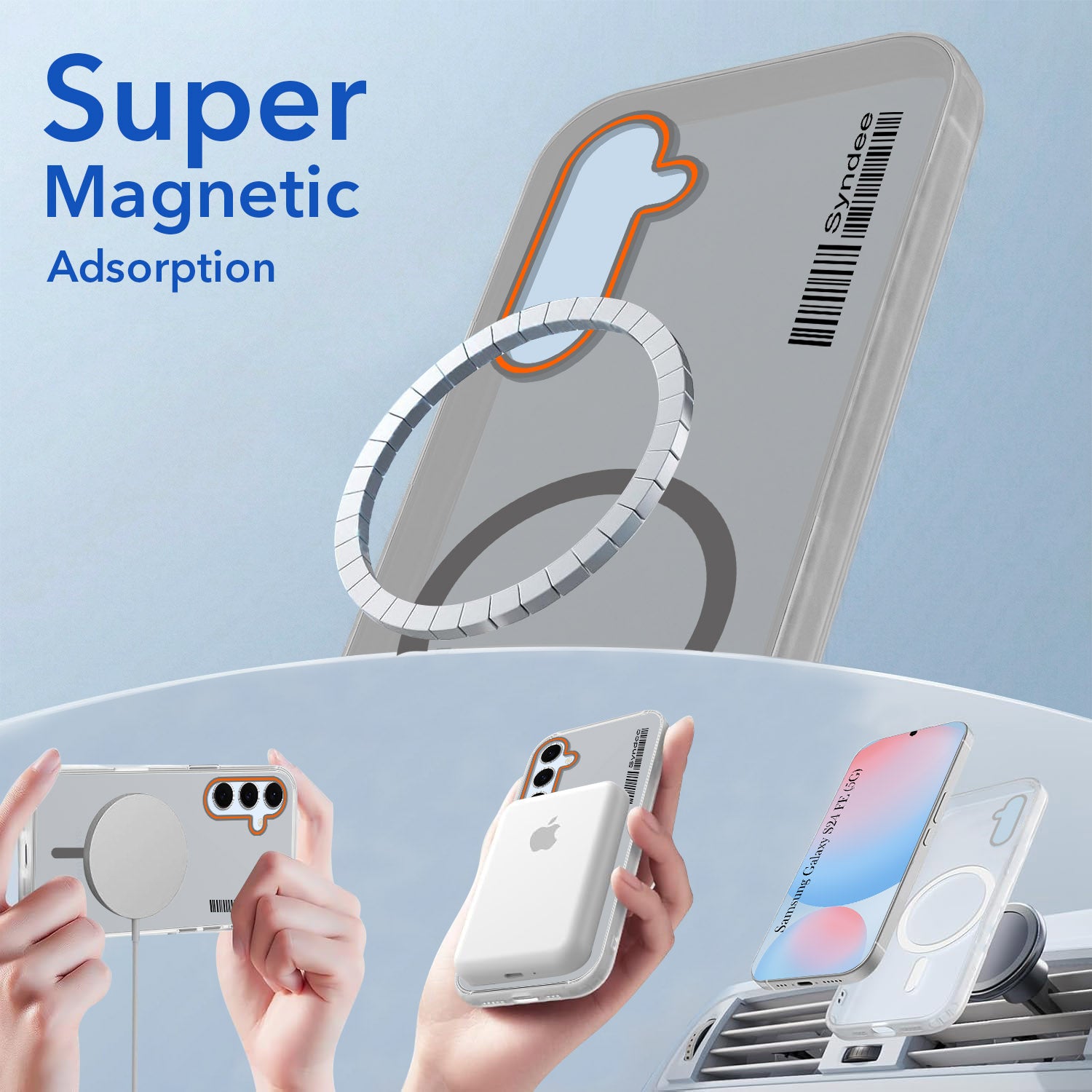 For Samsung Galaxy S24 FE Back Cover Case (Soft Touch | Camera Bump Protection | MagSafe Compatible | Matte Finish)