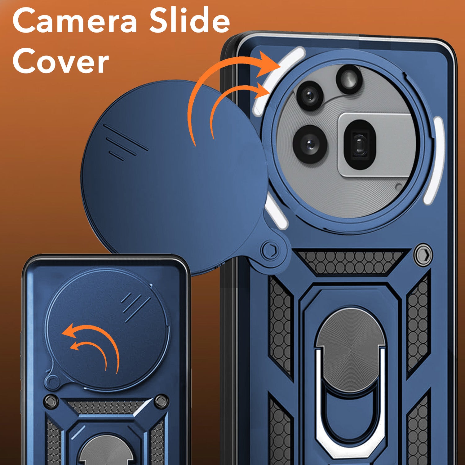 For Nothing Phone 3A Pro 5G Back Cover Case (Hybrid Dual Armor Polycarbonate)