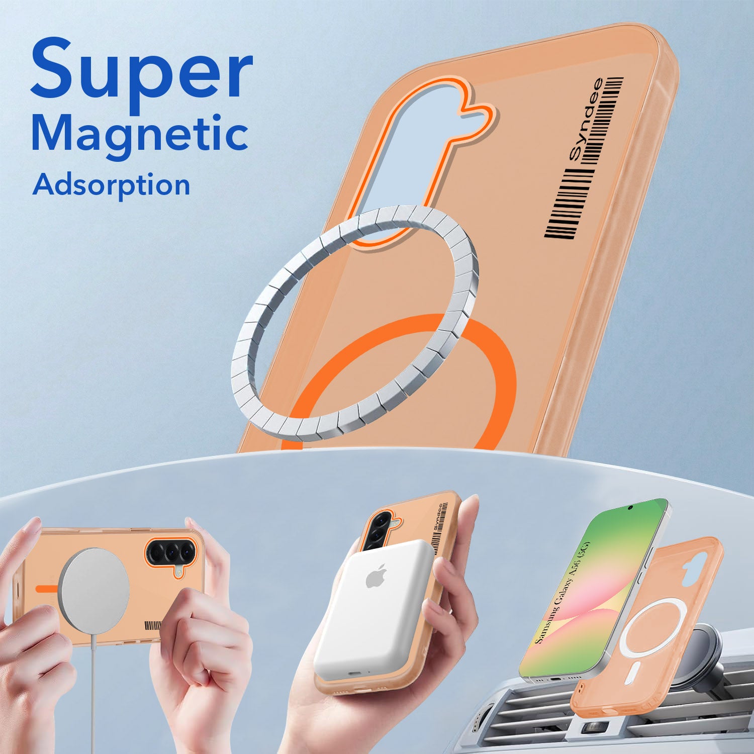 For Samsung Galaxy A56 Back Cover Case (Soft Touch | Camera Bump Protection | MagSafe Compatible | Matte Finish)