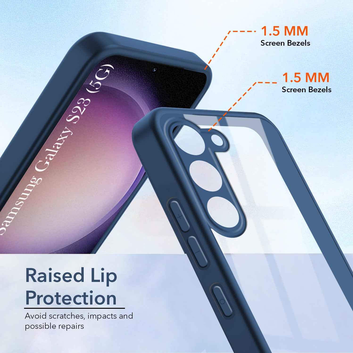 For Samsung Galaxy S23 5G Back Cover Case (Lifetime Anti Yellow | Anti Scratch | Crystal Clear Shockproof)