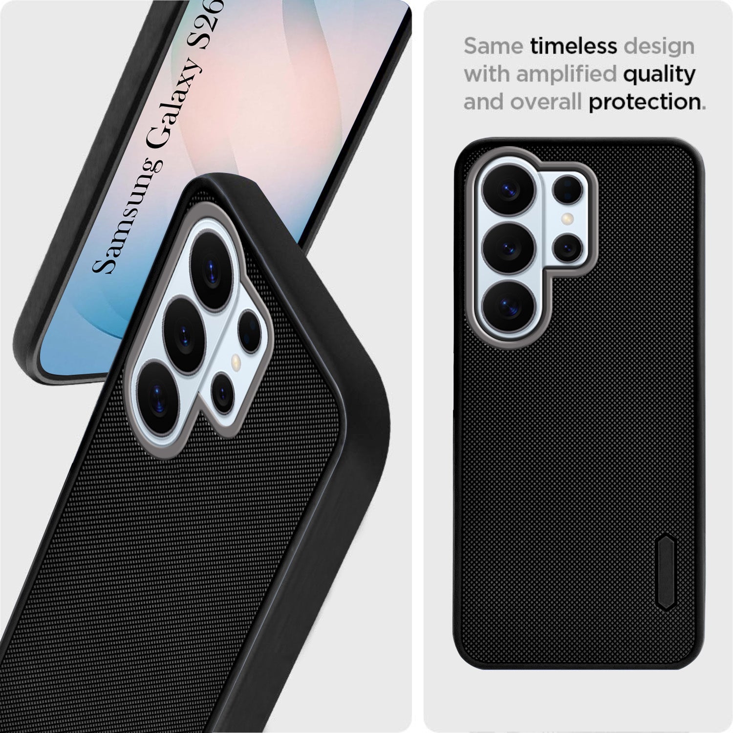 For Samsung Galaxy S26 Ultra Back Cover Case Rubberised  (Textured Grip Design | Micro-Fiber Cloth Inside | Slim and Light Weight | Soft Touch and Feel)