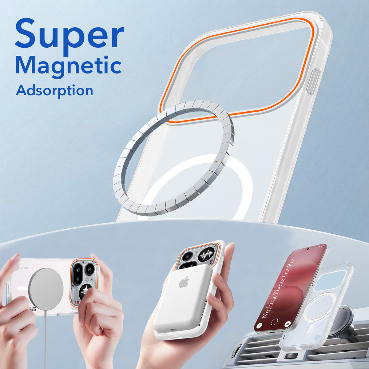 For Nothing Phone 4A Pro 5G Back Cover Case (Soft Touch | Camera Bump Protection | MagSafe Compatible | Matte Finish)
