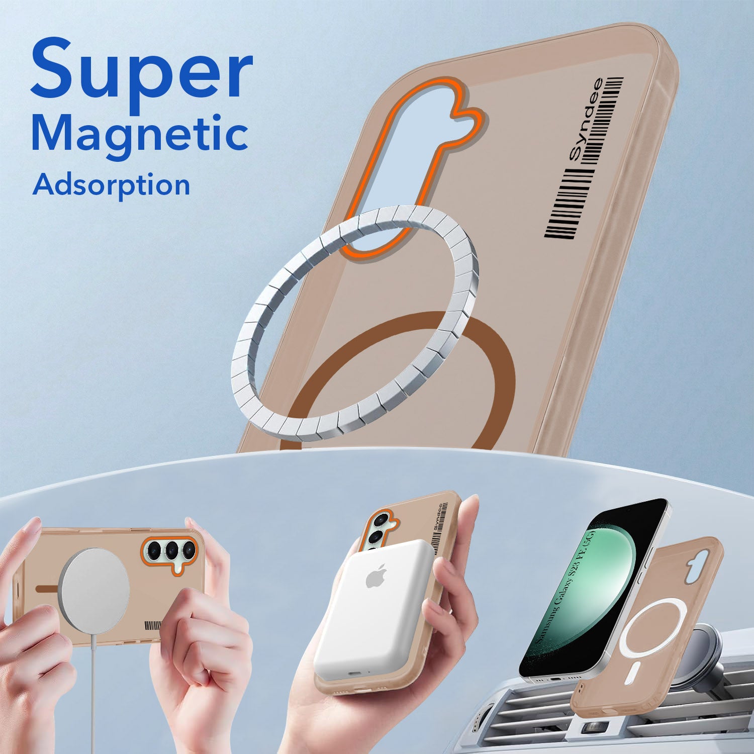 For Samsung Galaxy S23 FE 5G Back Cover Case (Soft Touch | Camera Bump Protection | MagSafe Compatible | Matte Finish)