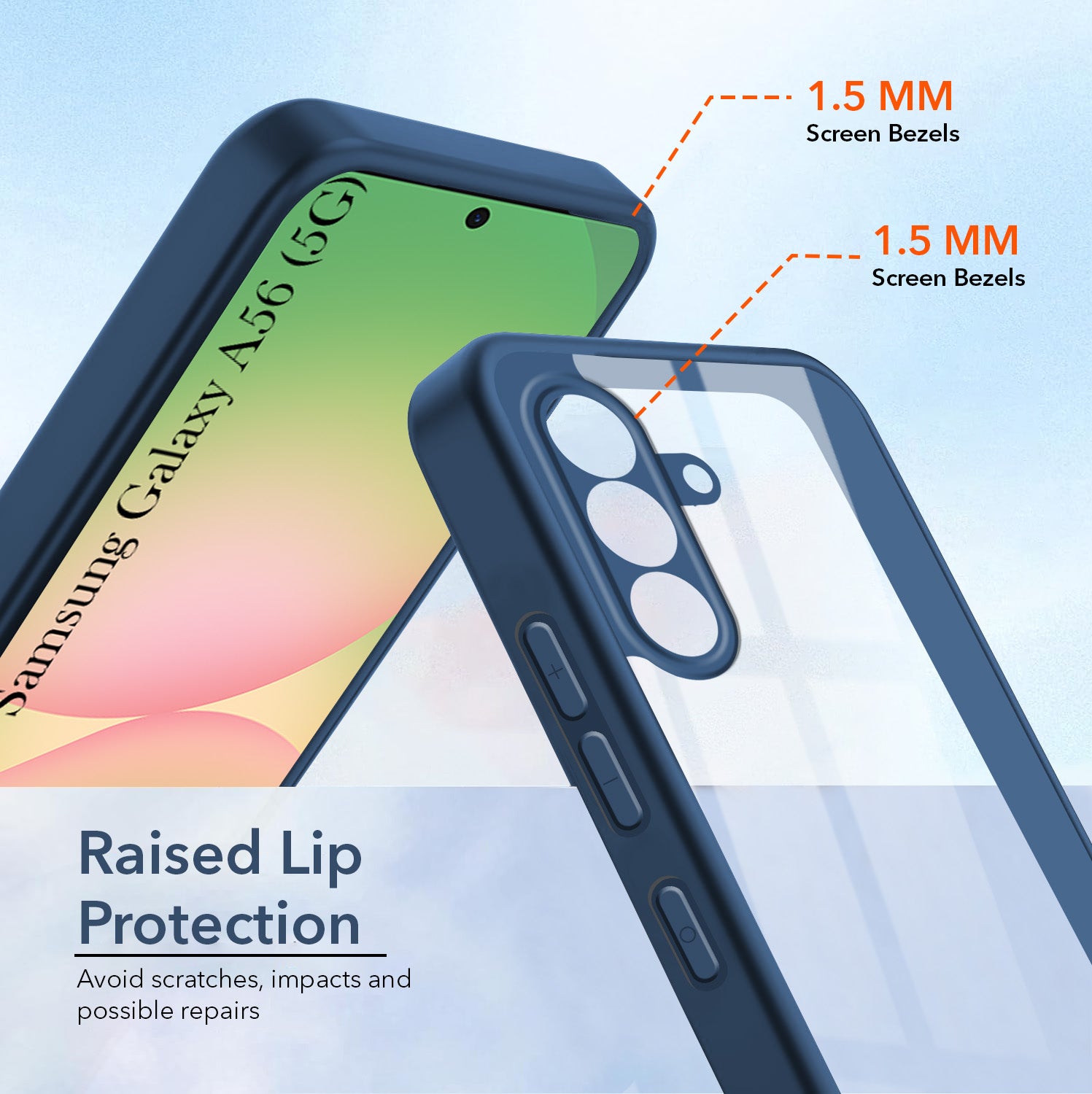 For Samsung Galaxy A56 Back Cover Case (Lifetime Anti Yellow | Anti Scratch | Crystal Clear Shockproof)