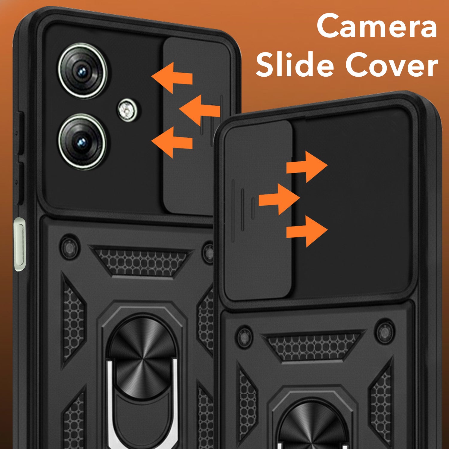 For Motorola Moto G54 Back Cover Case (Hybrid Dual Armor Polycarbonate)