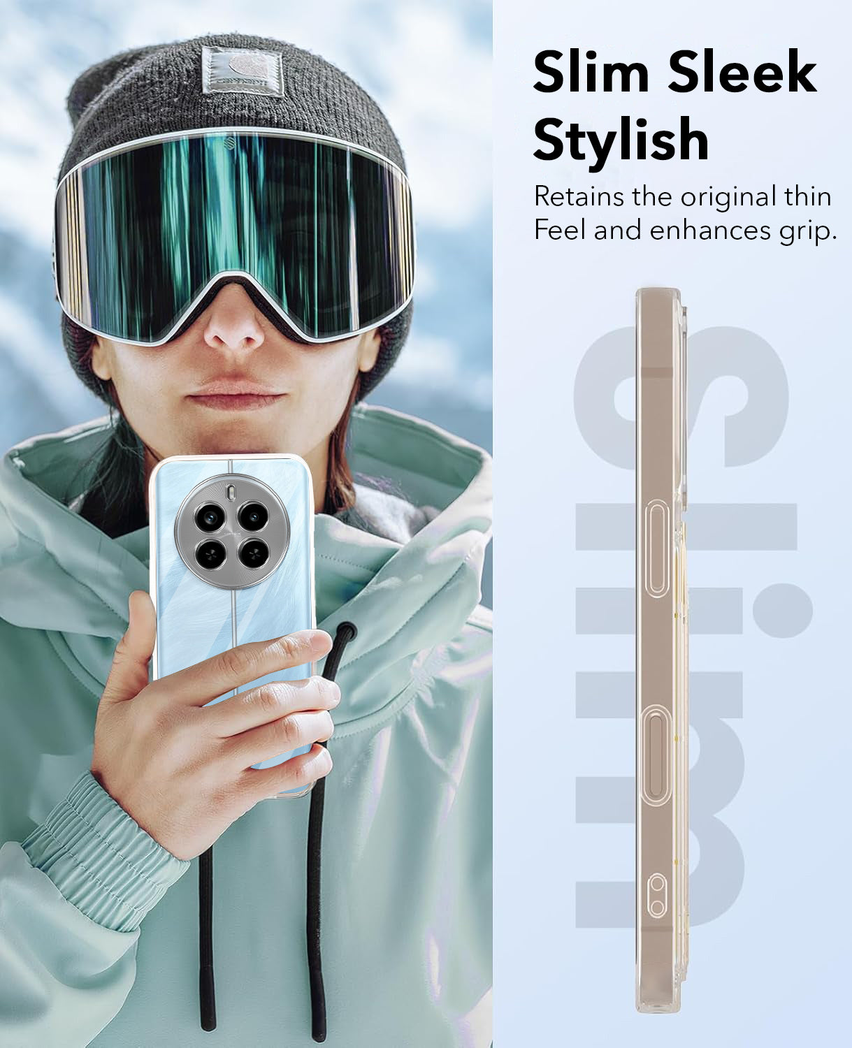 For Realme P1 Pro 5G Back Cover Case (Hard Anti Yellow Clear Case | Drop & Camera Protection | Shockproof Polycarbonate)