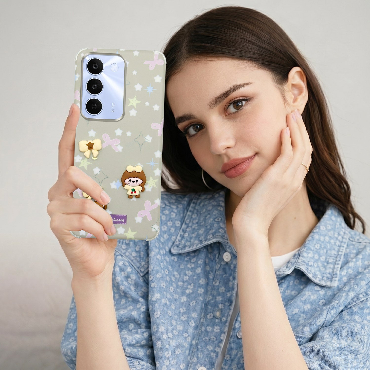For Realme C83 5G Back Cover Case (3D Cute Cartoons | Hard Back Side Soft | Matte Premium Finish | HD Printing)