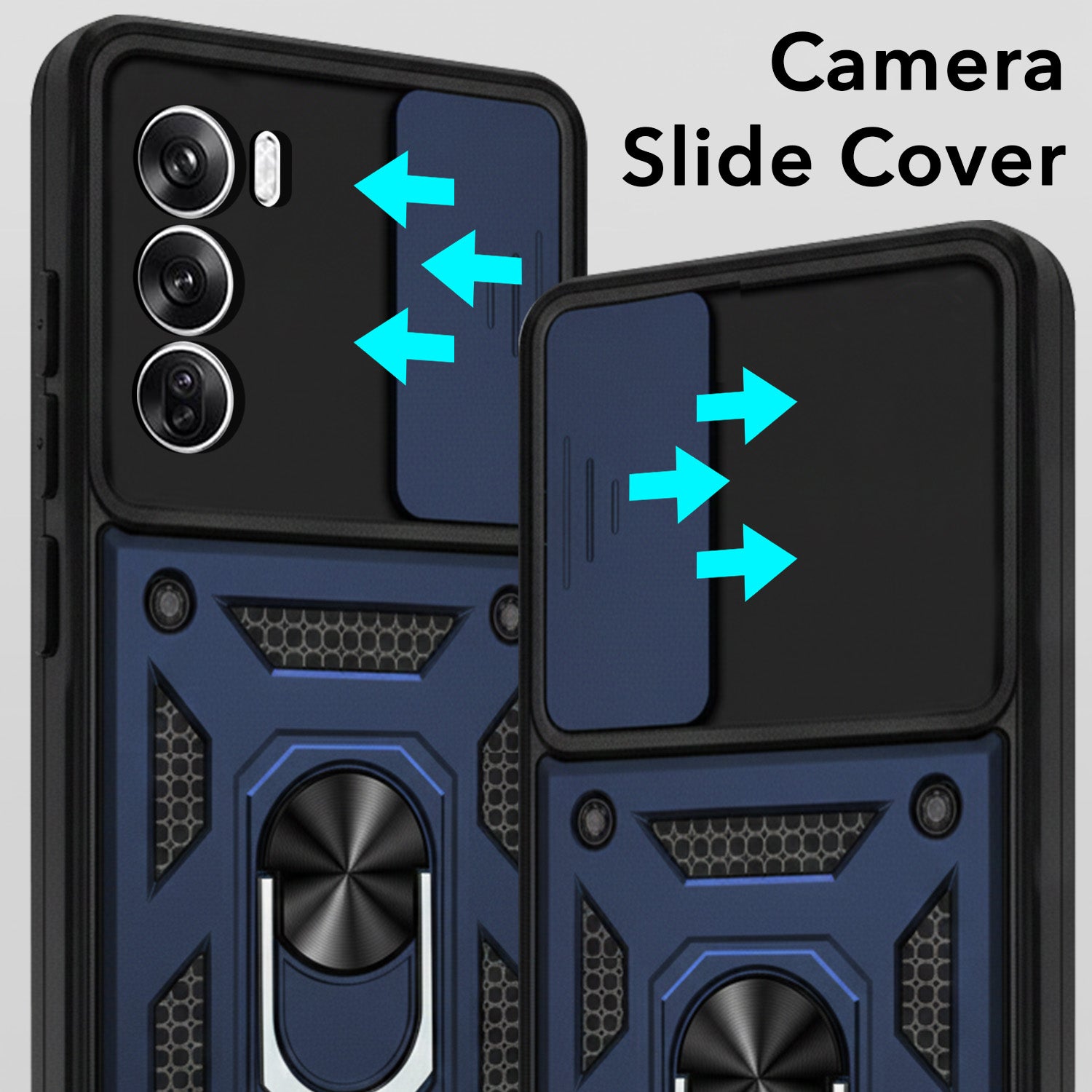 For Oppo Reno12 5G | Oppo Reno 12 5G Back Cover Case (Hybrid Dual Armor Polycarbonate)