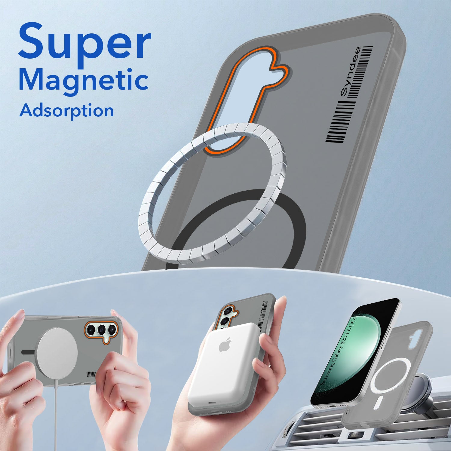 For Samsung Galaxy S23 FE 5G Back Cover Case (Soft Touch | Camera Bump Protection | MagSafe Compatible | Matte Finish)
