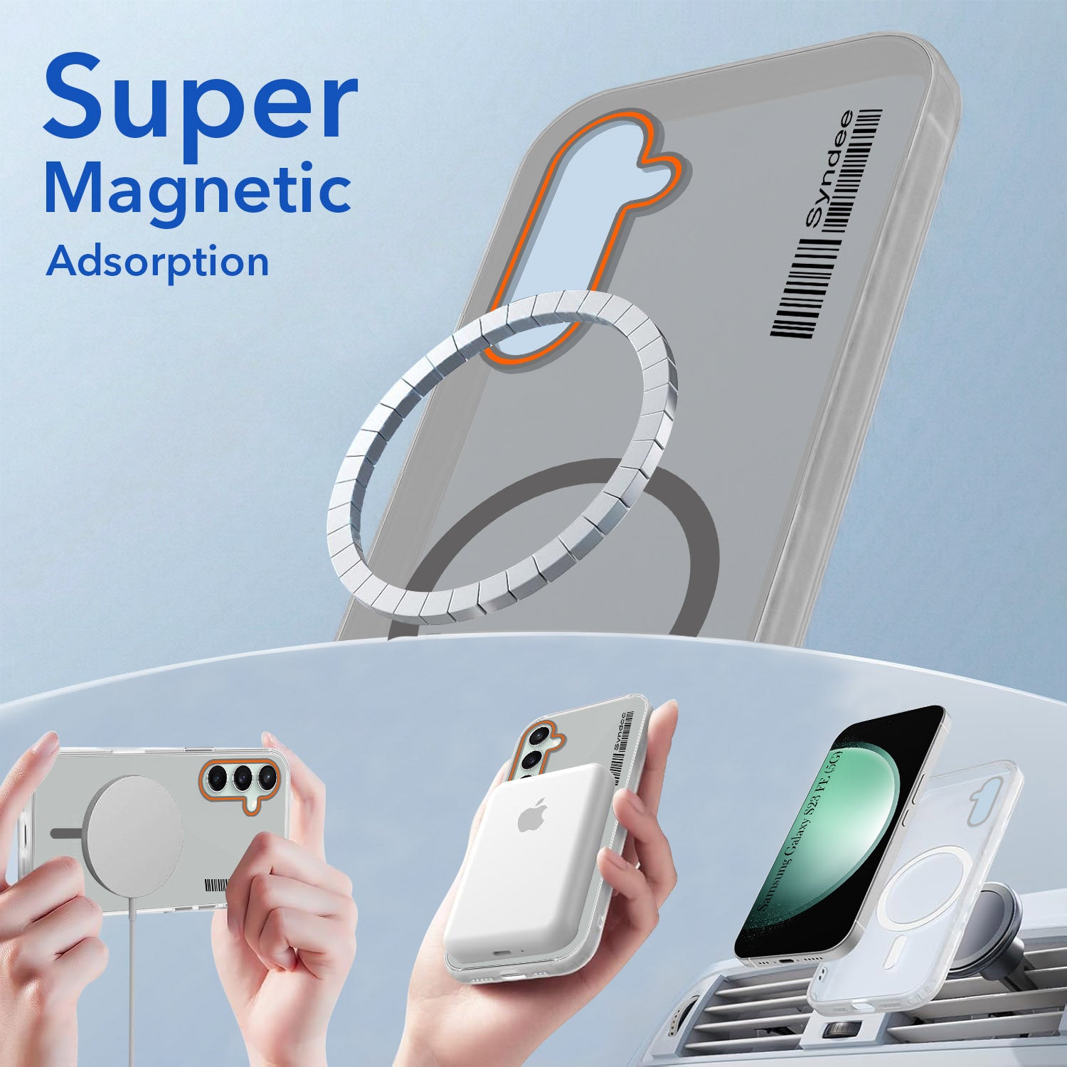 For Samsung Galaxy S23 FE 5G Back Cover Case (Soft Touch | Camera Bump Protection | MagSafe Compatible | Matte Finish)