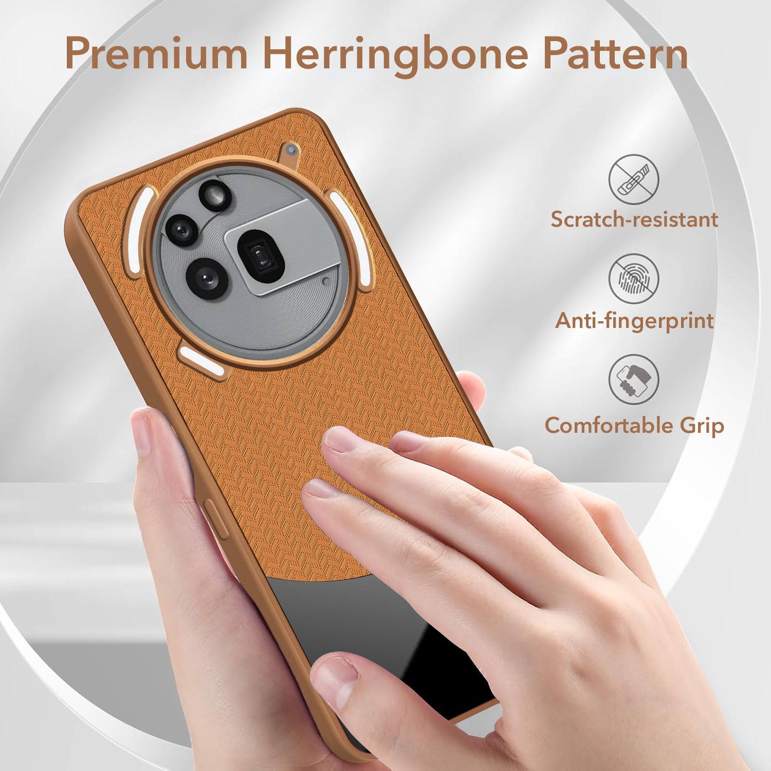 For Nothing Phone 3A Pro 5G Silicone Finish Back Cover Case (Premium Minimalist Professional Feel | Camera Protection Bump)