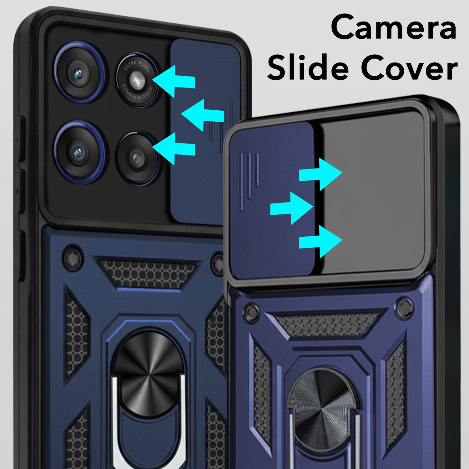 For Motorola Moto Edge 60 Stylus Back Cover Case  (Hybrid Dual Armor Polycarbonate)