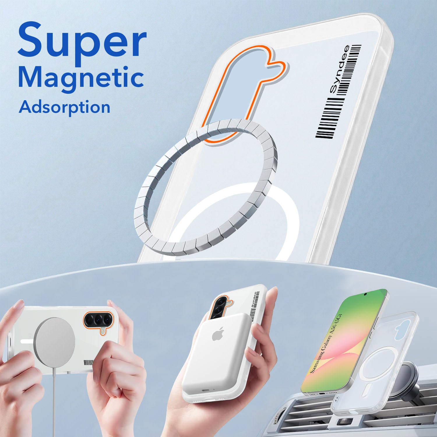 For Samsung Galaxy A56 Back Cover Case (Soft Touch | Camera Bump Protection | MagSafe Compatible | Matte Finish)