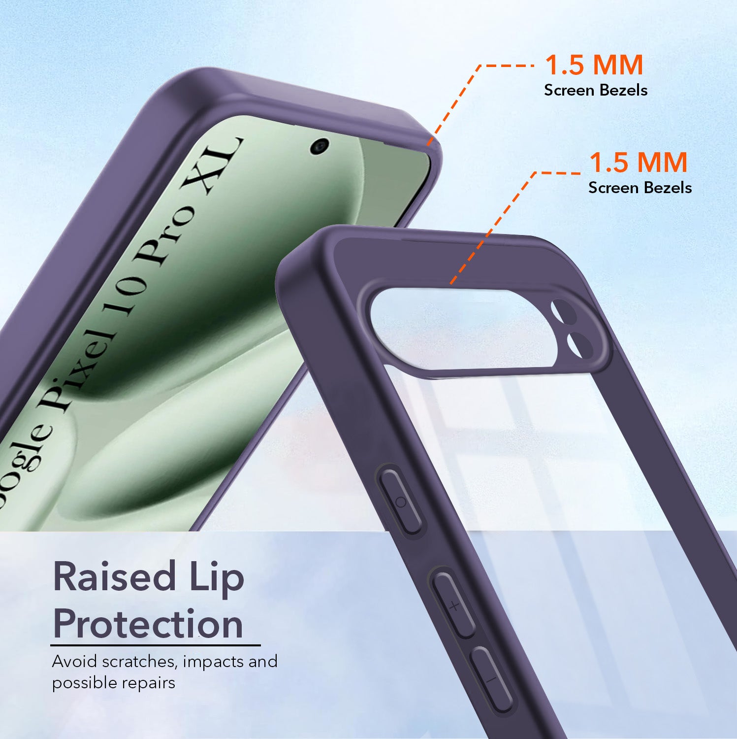 For Google Pixel 10 Pro XL Back Cover Case (Lifetime Anti Yellow | Anti Scratch | Crystal Clear Shockproof)