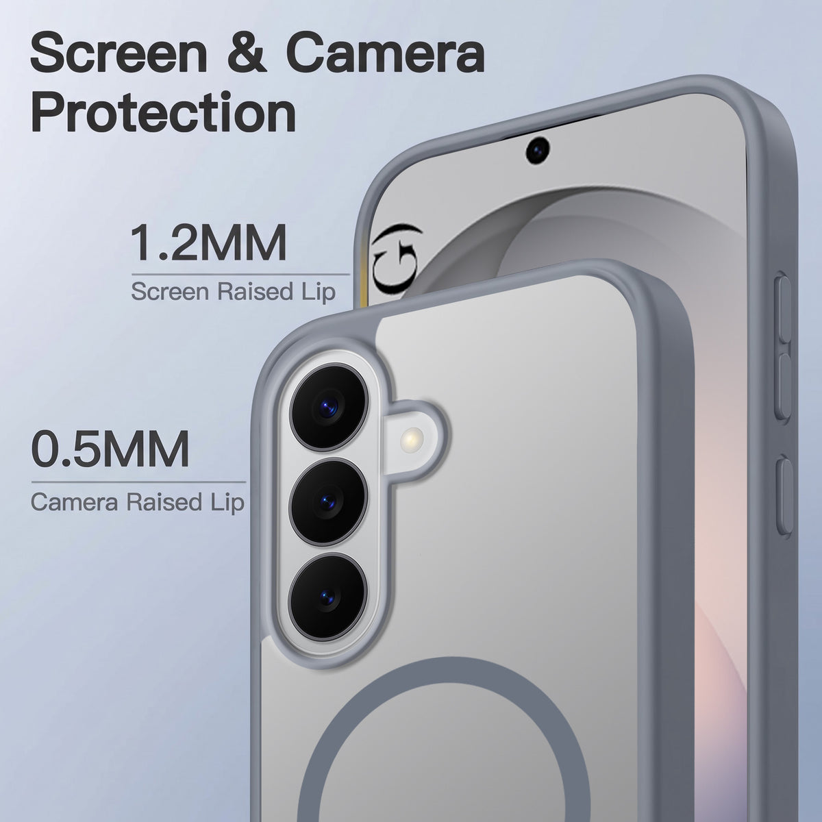 For Samsung Galaxy S26 5G Matte Finish Back Case Cover (MagSafe Compatible | Translucent Soft Touch | Slim and Unbreakable)