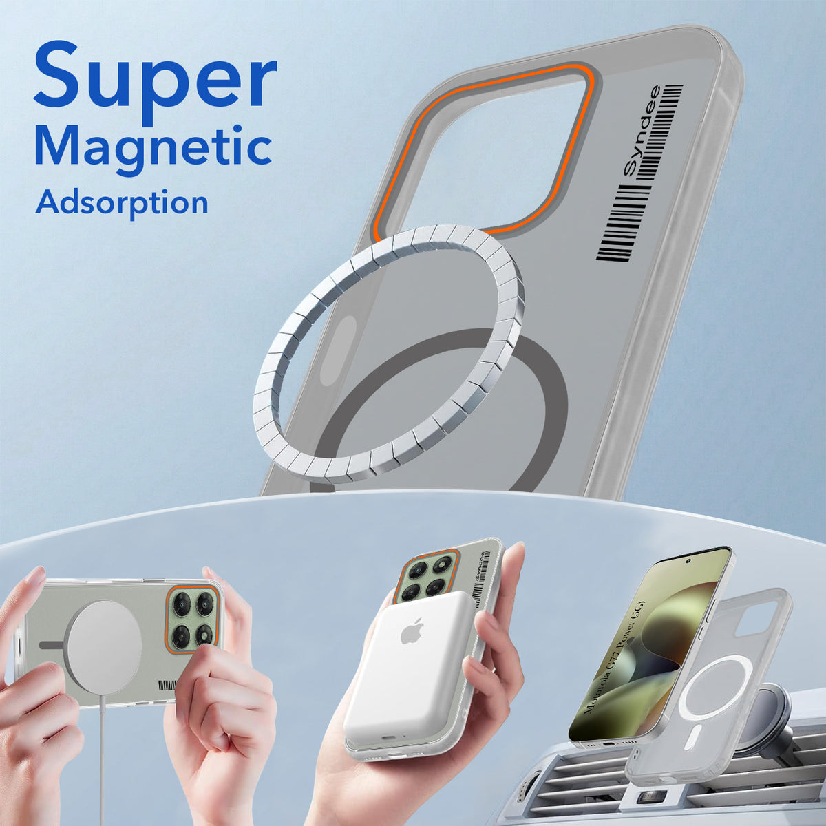 For Motorola Moto G77 Power Back Cover Case (Soft Touch | Camera Bump Protection | MagSafe Compatible | Matte Finish)