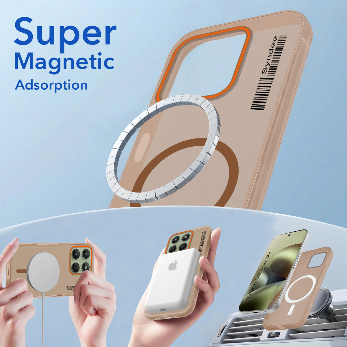 For Motorola Moto G77 Power Back Cover Case (Soft Touch | Camera Bump Protection | MagSafe Compatible | Matte Finish)