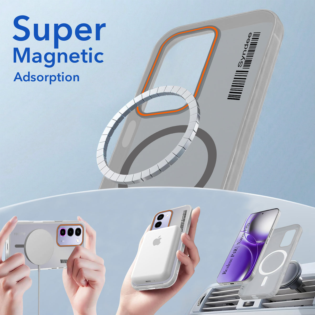 For Realme P4R 5G | Realme Narzo 100X 5G Back Cover Case (Soft Touch | Camera Bump Protection | MagSafe Compatible | Matte Finish)