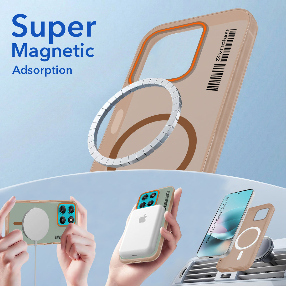For Motorola Moto G67 Power | G57 Power Back Cover Case (Soft Touch | Camera Bump Protection | MagSafe Compatible | Matte Finish)