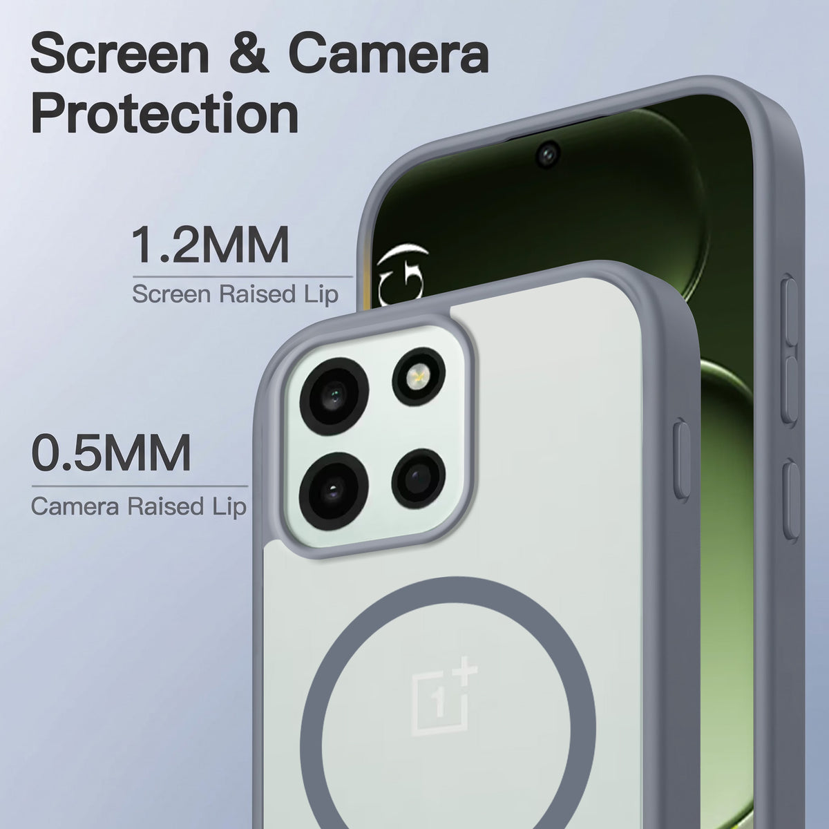 For Oneplus Nord 6 Matte Finish Back Case Cover (MagSafe Compatible | Translucent Soft Touch | Slim and Unbreakable)