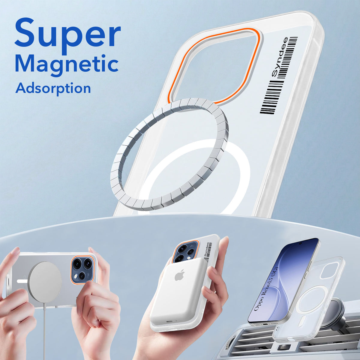 For Oppo Reno15 5G | Oppo Reno 15 5G Back Cover Case (Soft Touch | Camera Bump Protection | MagSafe Compatible | Matte Finish)