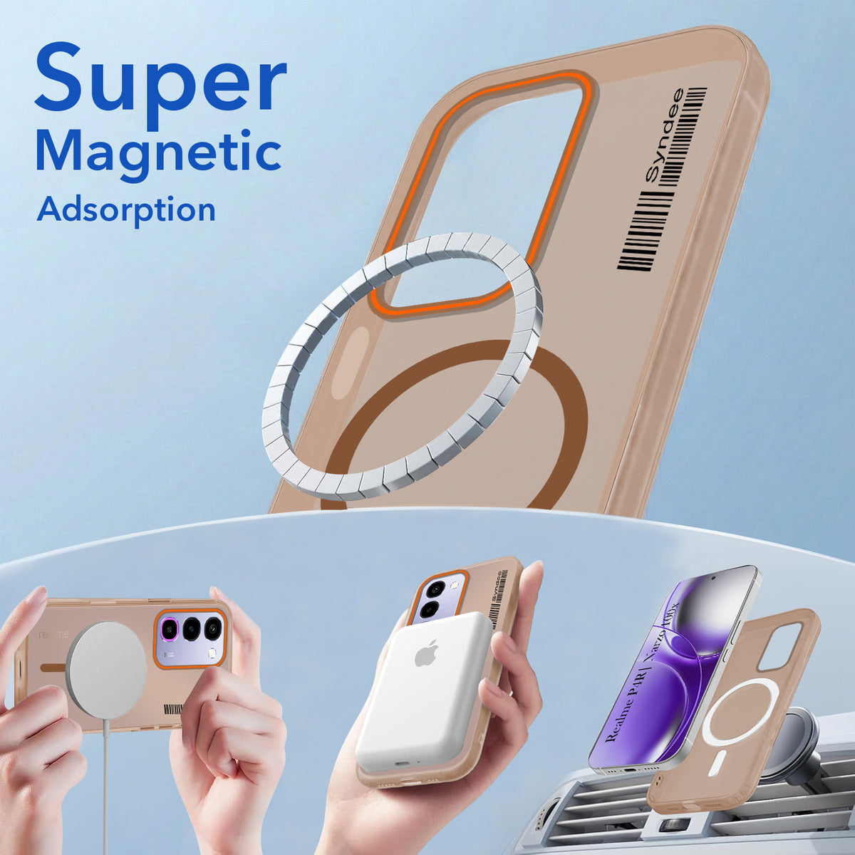 For Realme P4R 5G | Realme Narzo 100X 5G Back Cover Case (Soft Touch | Camera Bump Protection | MagSafe Compatible | Matte Finish)