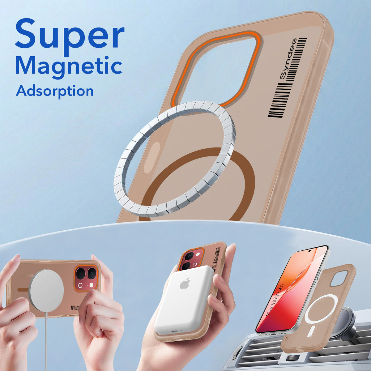 For Vivo Y31T 5G Back Cover Case (Soft Touch | Camera Bump Protection | MagSafe Compatible | Matte Finish)