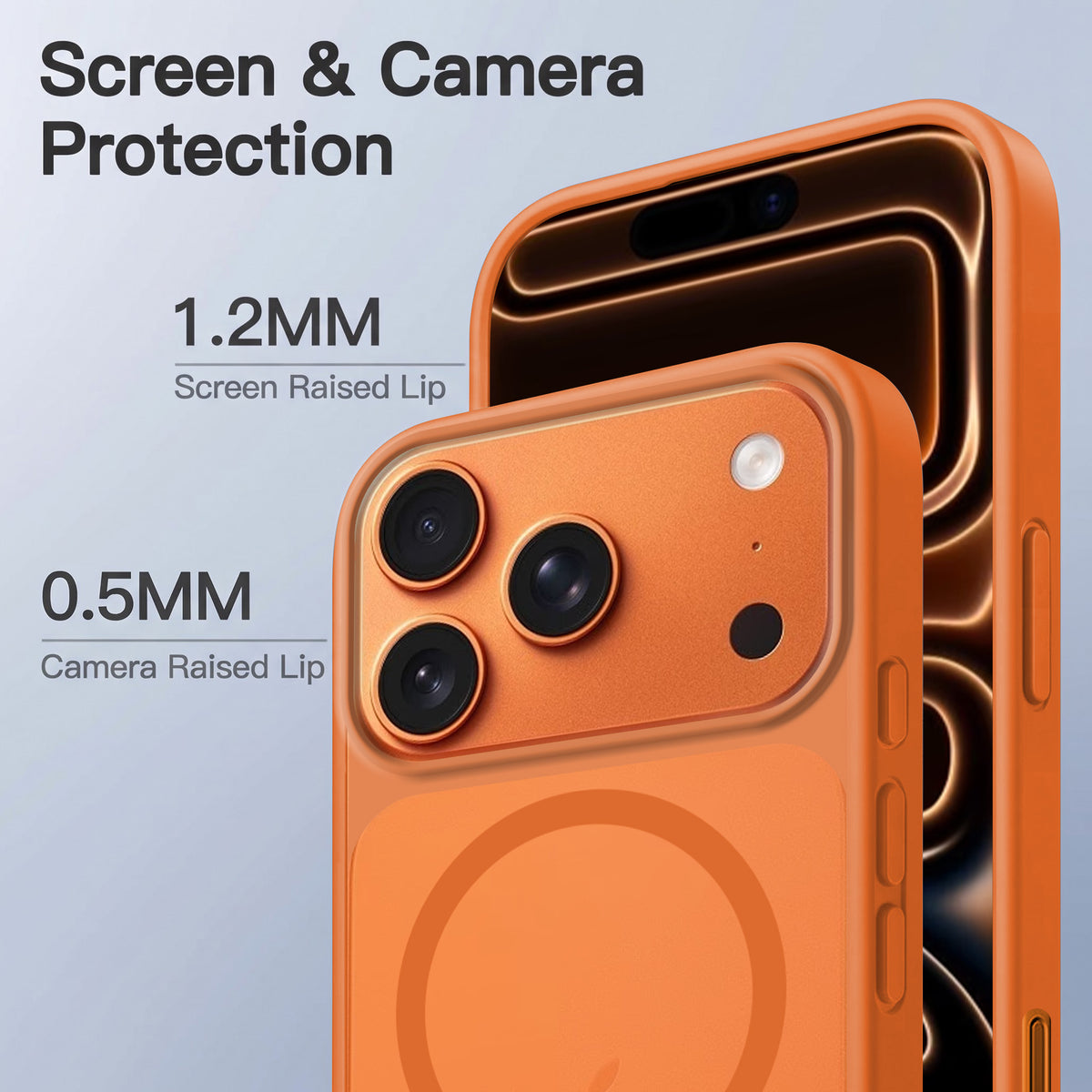 For Apple iPhone 17 Pro Max Matte Finish Back Case Cover (MagSafe Compatible | Translucent Soft Touch | Slim and Unbreakable)