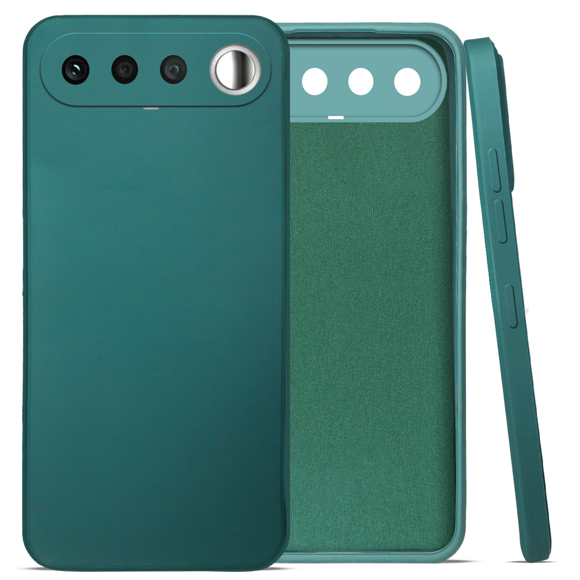 For Realme 16 Back Cover Case (Matte Finish Silicone with Inside Fiber cloth)