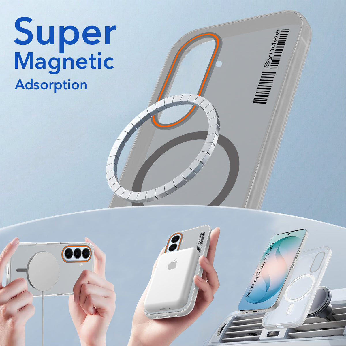 For Samsung Galaxy S26 5G Back Cover Case (Soft Touch | Camera Bump Protection | MagSafe Compatible | Matte Finish)