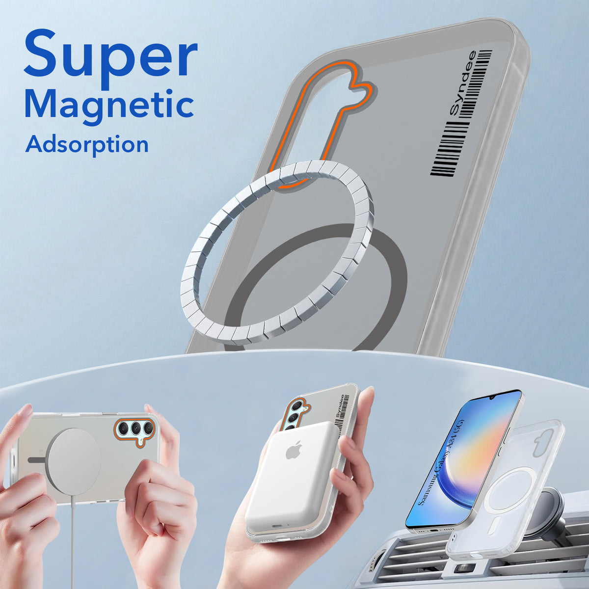 For Samsung Galaxy A34 5G Back Cover Case (Soft Touch | Camera Bump Protection | MagSafe Compatible | Matte Finish)