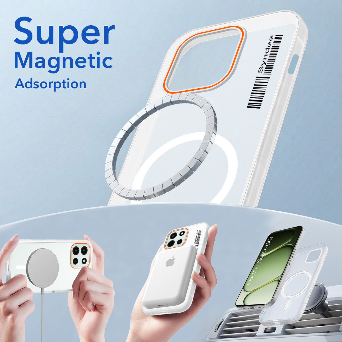 For Oneplus Nord 6 Back Cover Case (Soft Touch | Camera Bump Protection | MagSafe Compatible | Matte Finish)