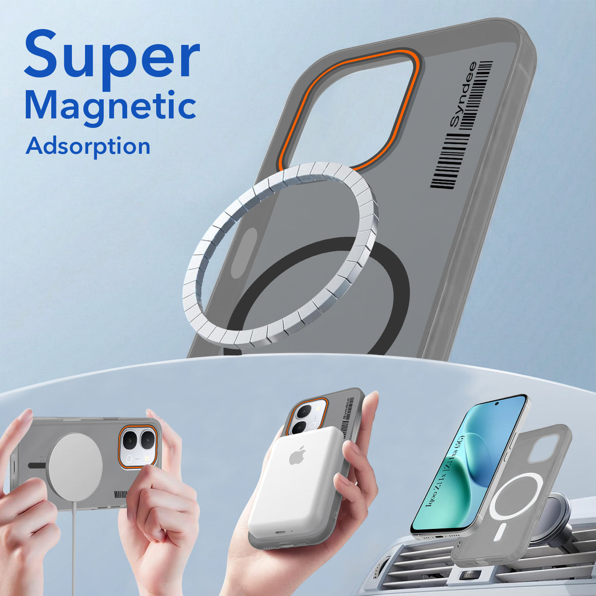 For Vivo iQOO Z11x 5G | Vivo iQOO Z11xa Back Cover Case (Soft Touch | Camera Bump Protection | MagSafe Compatible | Matte Finish)