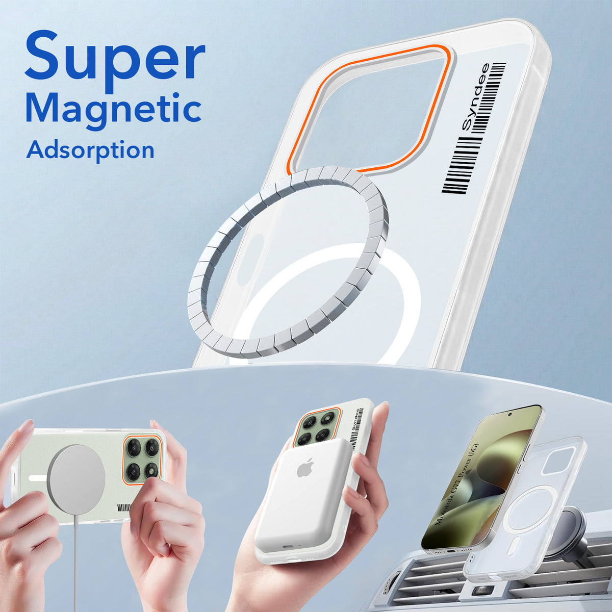 For Motorola Moto G77 Power Back Cover Case (Soft Touch | Camera Bump Protection | MagSafe Compatible | Matte Finish)